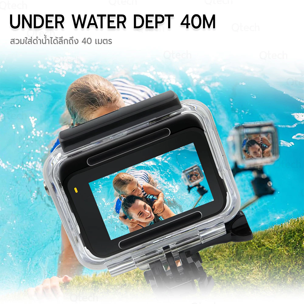เคสกันน้ำ GoPro Hero 4/3 Waterproof Housing สำหรับกล้องแอคชั่น thumbnail 4