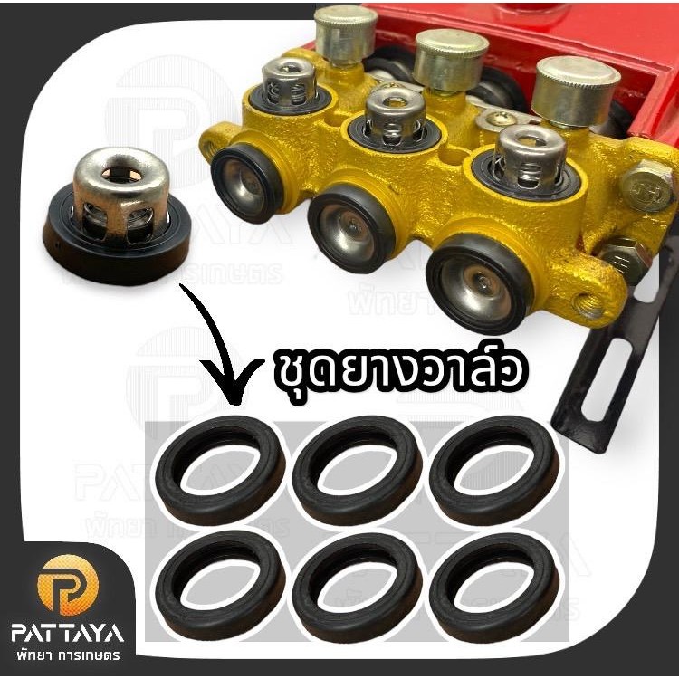 ยางวี ยางวาล์ว  ชุดยางวี 9 ตัว ชุดยางวาล์ว 6 ตัว[6หุนแกน22มิล][1นิ้วแกน30มิล]