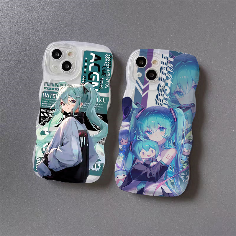 อะนิเมะH Atsune Mikuฝาครอบโทรศัพท์สําหรับVIVO Y20 Y03 Y77 Y27 Y16 Y75 Y22S Y17 Y30 Y72 Y76 Y22 Y20i 