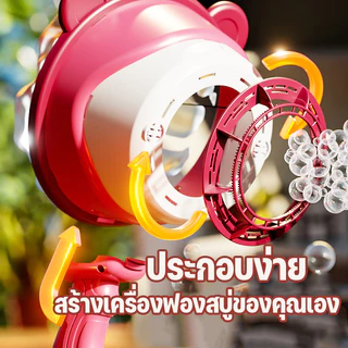 COD เครื่องฟองมือพลังงานลม มีสองสี ง่ายต่อการประกอบ ของเหลวฟองสบู่ถูกจ่ายโดยไม่ต้องสัมผัส