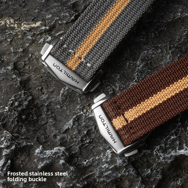 สายนาฬิกาไนลอนขนาด 20 มม. 22 มม. สําหรับ Hamilton Khaki Field/Aviation - Replacement Band H70575733/