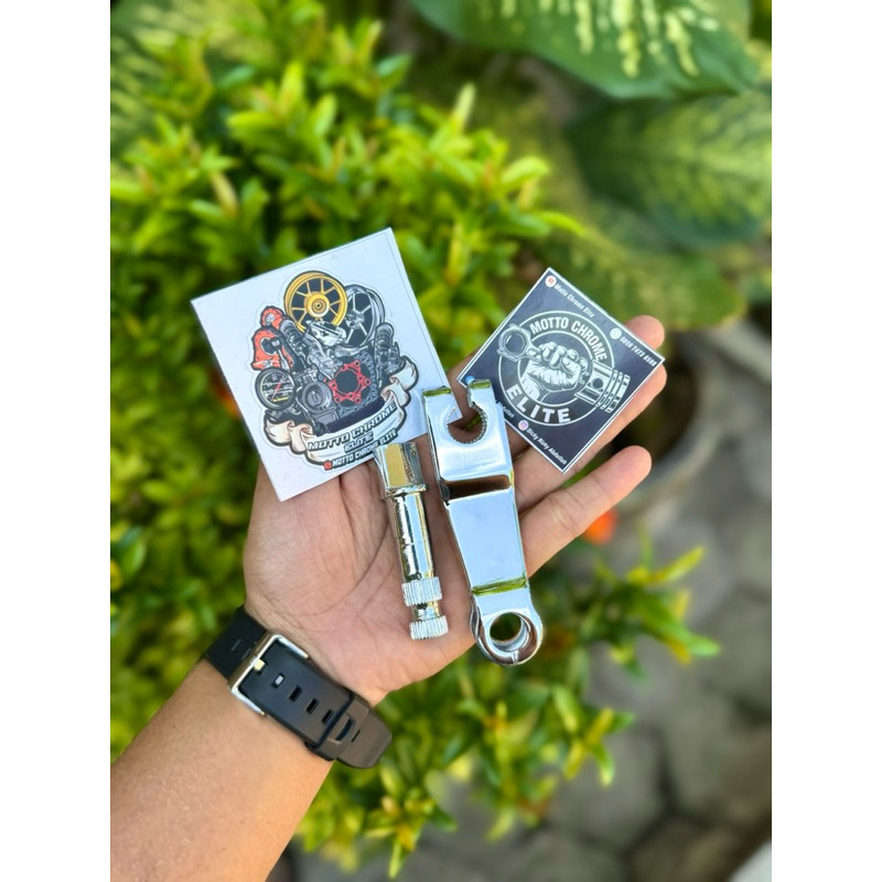 ด้านหลังเบรคต้นขาคันโยกชุด CHROME Yamaha F1ZR FIZR F1Z FIZ R Force 1 F1 Alfa Champ Crypton Vega Jupi