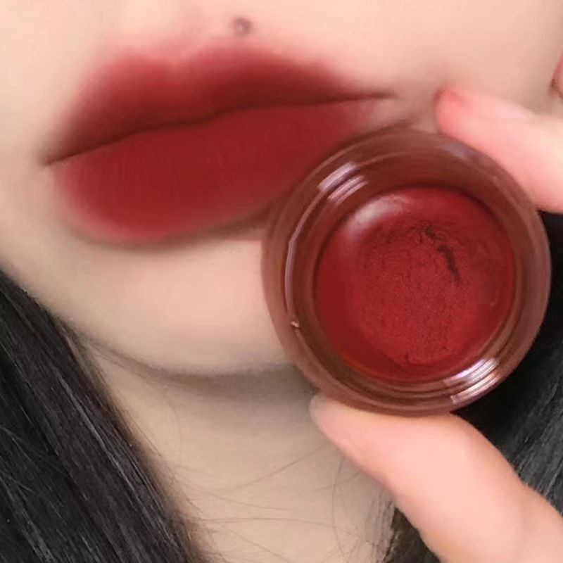 ✨[Milk Mist กระป๋อง Lip Clay] Flower Language Tenderness Series Matte Low Saturation Lipstick Plain Face Whitening Brightening Color All-Match Lip Glaze ติดทนนาน