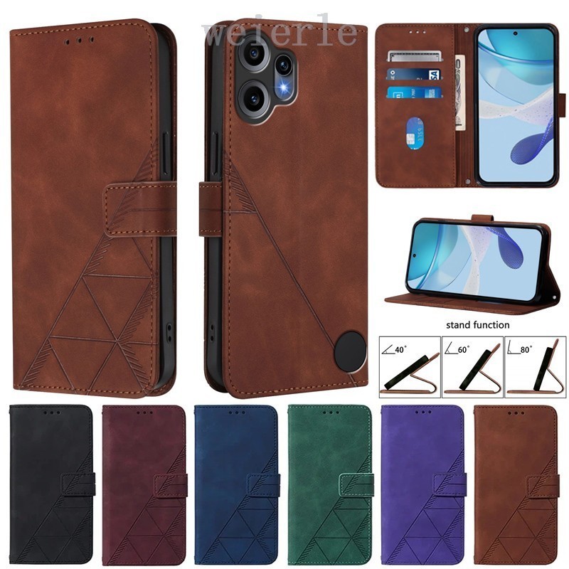 สําหรับ Nothing CMF Phone 2 Pro กรณี เรขาคณิตกระเป๋าสตางค์หนังสําหรับ Nothing CMF Phone 1 กรณี โทรศั