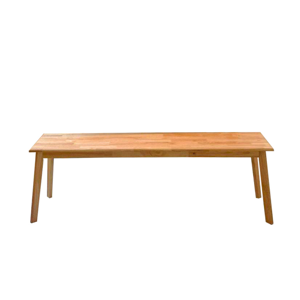 Evergreen Furniture เก้าอี้ม้านั่งยาวไม้ยางพาราแท้ BE-01-F/R