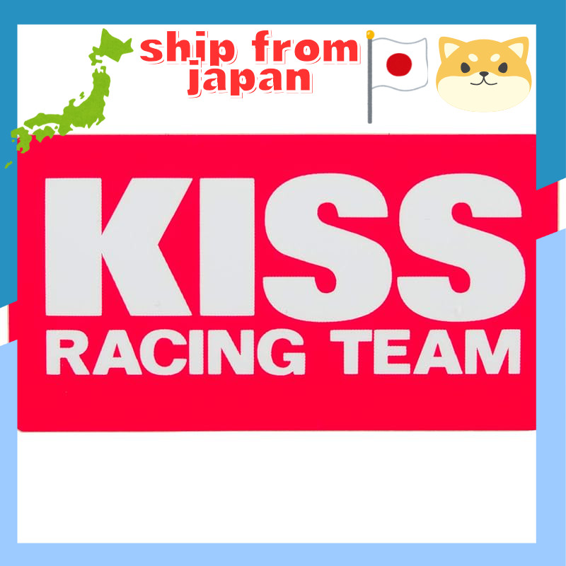Kijima Motorcycle Parts KISS Racing Team Sticker - Various Sizes and Color Options