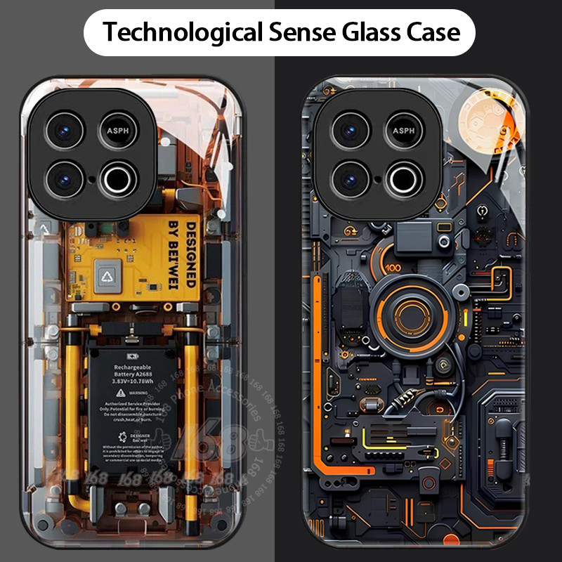 เคส iQOO Neo 10 เคส แผงวงจร PCBA แก้วกันกระแทกเคสโทรศัพท์เครื่องกลลมเทคโนโลยีเทรนด์ความรู้สึกโทรศัพท์สําหรับเด็กผู้ชายนักเรียนชาย