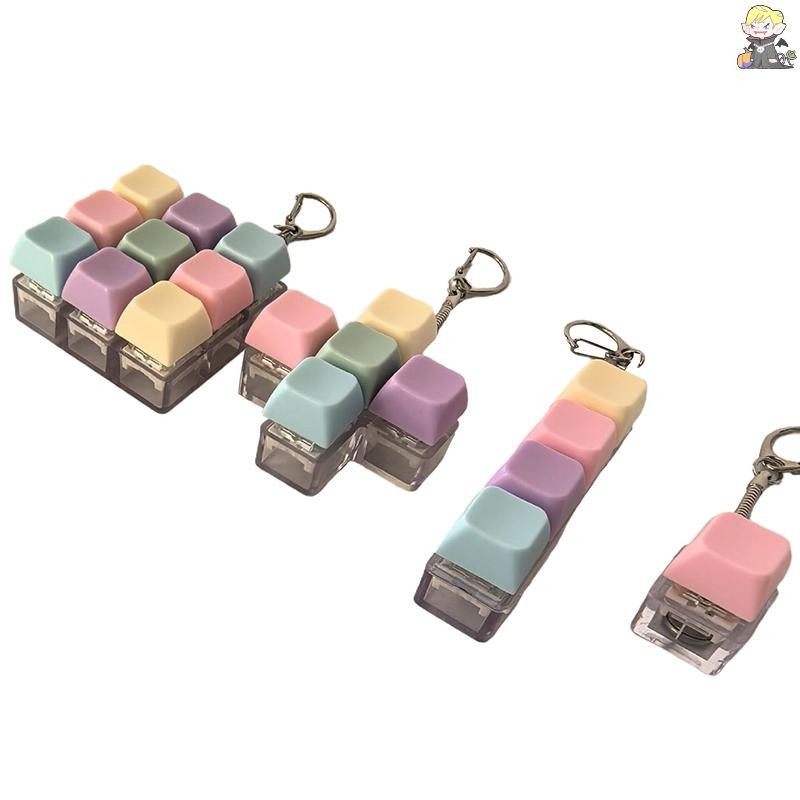 [คลา] 1/4/5/9 คีย์คีย์บอร์ดแบบกลไกแกนทดสอบปุ่มปุ่มกดพวงกุญแจแป้นพิมพ์พวงกุญแจนิ้วแป้นพิมพ์หมวก [ไทย] - รูปที่ 5