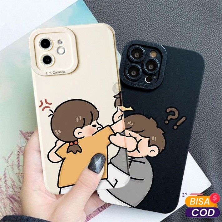 Huang Case - SOFTCASE PRO CAMERA COUPLE CASE ใหม่ล่าสุด REALME NARZO 50A PRIME 30A 50i C35 C31 C2 C2