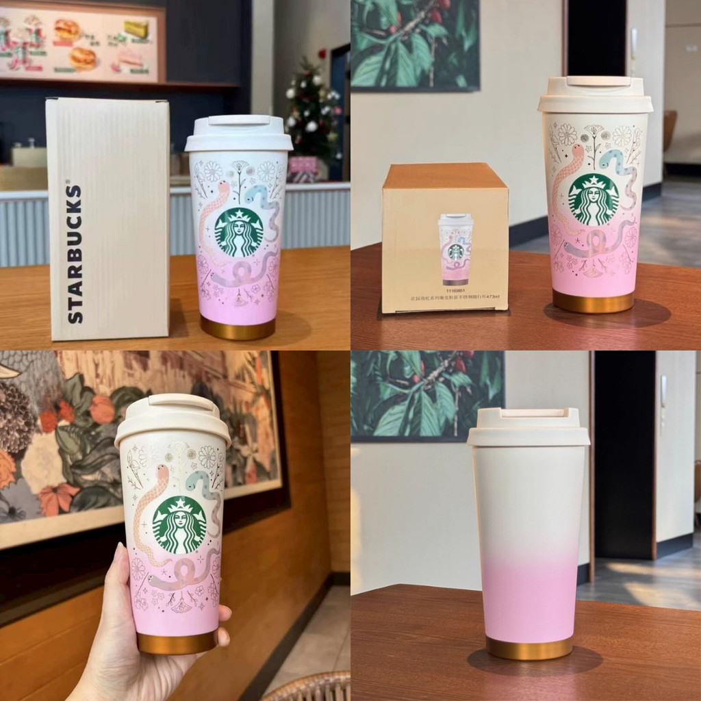 🌼 มีแก้วเป็นของตัวเองรึยังน้าา แก้วเก็บอุณหภูมิ ฝาปิดแบบพับพร้อมกล่องสวยๆ เก็บเย็นได้นาน 8 ชั่วโมง ขนาด 16 oz (473 ml) - รูปที่ 3