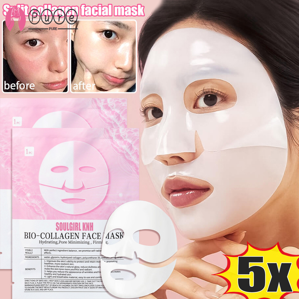 [BZ]มาส์กหน้าคอลลาเจนไฮโดรไลซ์พร้อมสารสกัดจากยีสต์ | แผ่นย่อยสลายได้สําหรับผลิตภัณฑ์ดูแลผิวประจําวัน, การดูแลผิวเพิ่มและแพ้ง่ายให้ความชุ่มชื้น, 28ก/พีซี