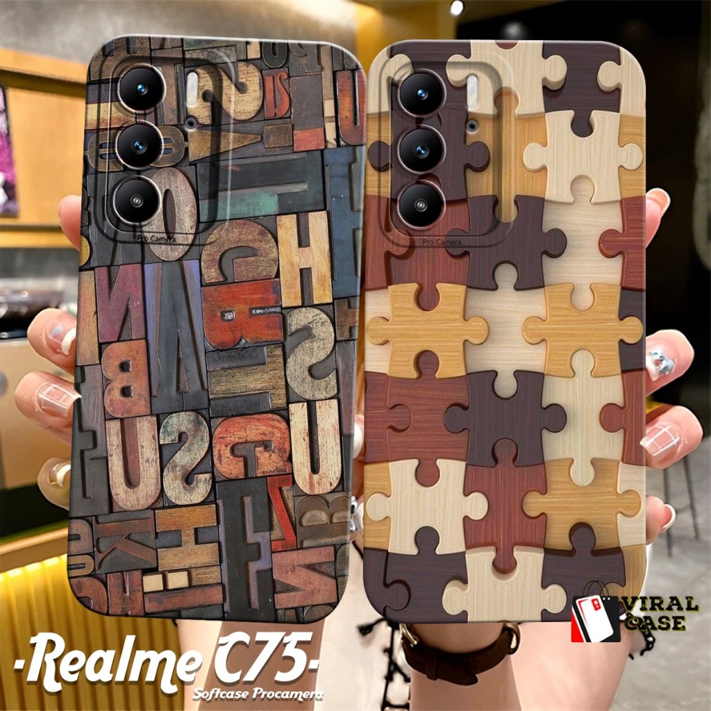 เคส REALME C75 4G 2024 / REALME C75X 4G 2024 / REALME C65 4G 2024 ล่าสุด - เคสแฟชั่นบทคัดย่อ - เคส R