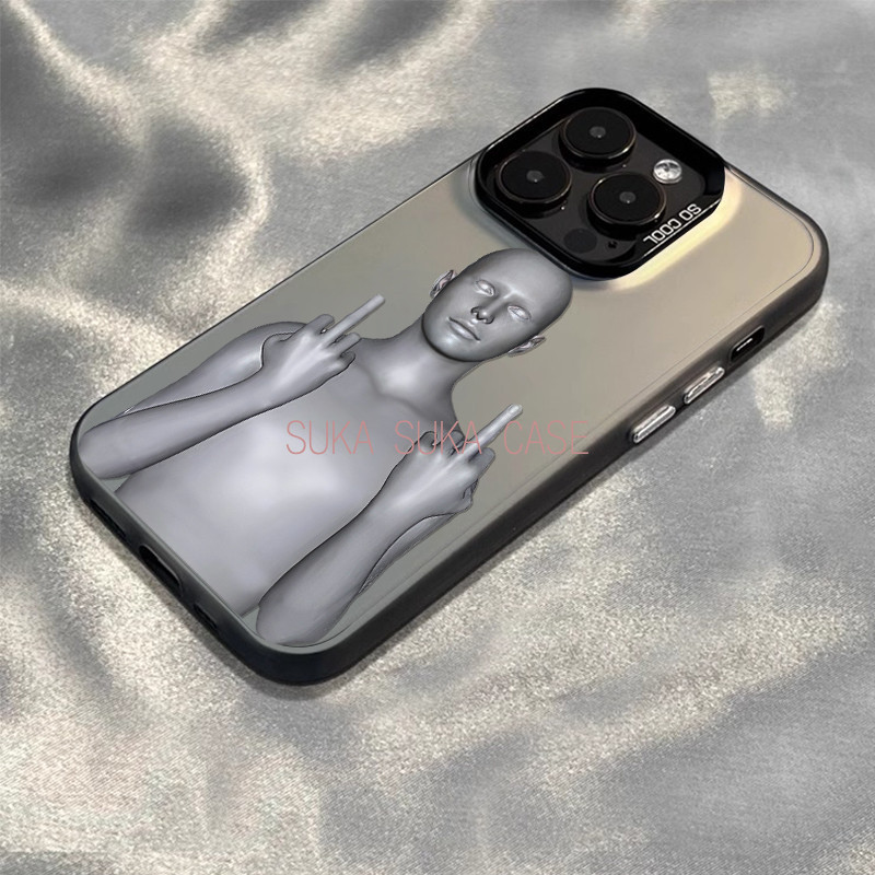 เคสนิ้วกลาง OPPO series ใช้งานร่วมกับสําหรับ-Oppo-A8-A18-A15-A16-A57-A55-A38 A3S A5 A12E A33 A54-A7-