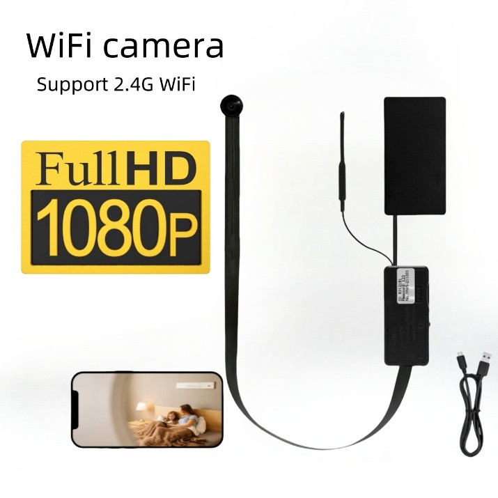 1080P HD มินิไร้สาย wifi DIY กล้องกล้องวงจรปิดสมาร์ทโฟน APP รีโมทคอนโทรลวิดีโอดิจิตอล 2.0MP