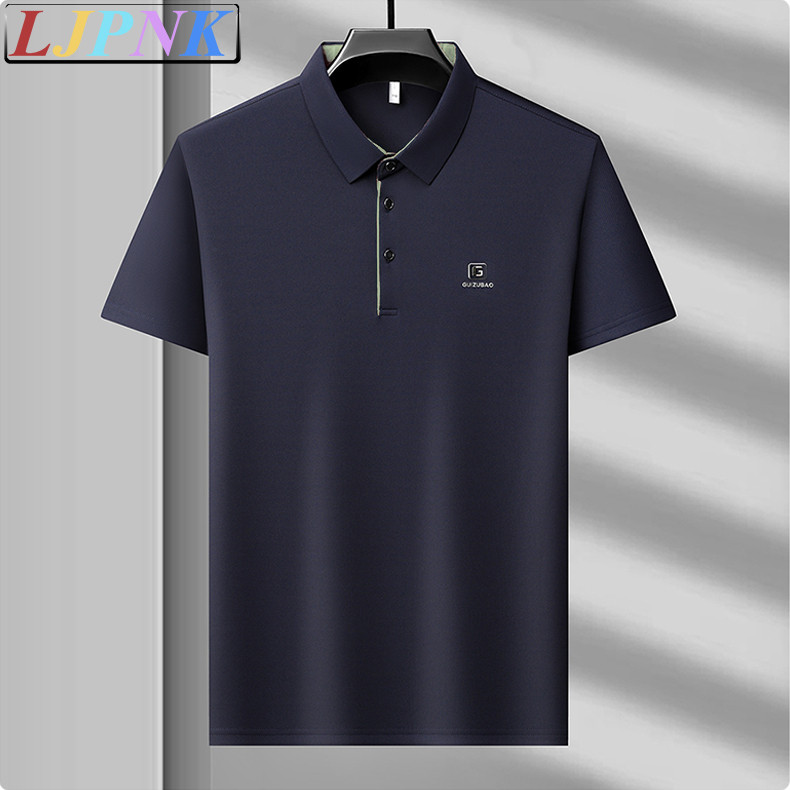 LJPNK Mens เสื้อโปโลฤดูร้อน – เสื้อลําลองทรงหลวมระบายอากาศสําหรับ Office & Daily Wear | น้ําหนักเบาและเป็นมิตรกับผิวหนัง