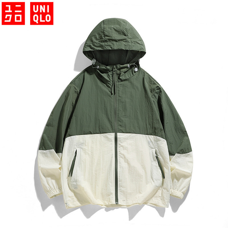 UNIQLO ยูนิโคล่ ผู้หญิงกีฬาแจ็คเก็ตบางระบายอากาศป้องกันรังสียูวีครีมกันแดดแจ็คเก็ต – โปรปัง
