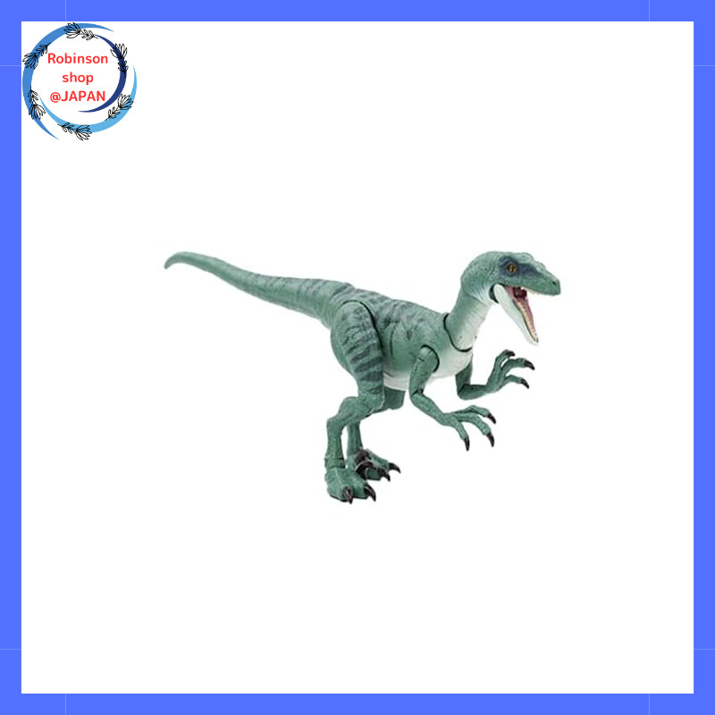 Mattel Jurassic World Hammond Collection Velociraptor Delta Figure for Kids – Dinosaur Toy, Approxim