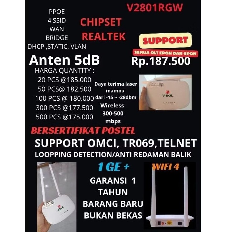 ONU XPON GLOBAL GL 01