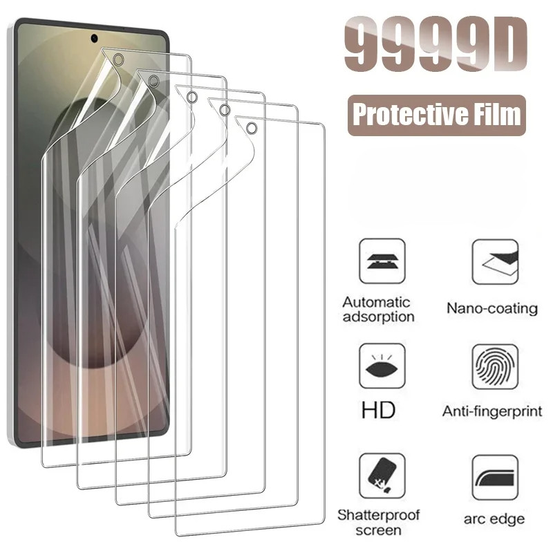 1/2Pcs Hydrogel ฟิล์มสําหรับ Huawei nova Y60 Y61 Y63 Y70 Y71 Y72 Y72s Y73 Y90 Y91 Plus HD และความเป็