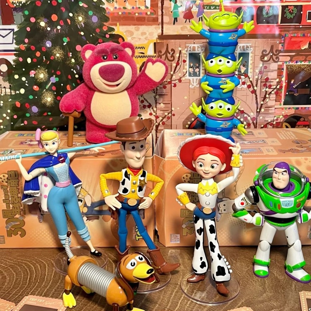 [คลังสินค้าพร้อม] ของแท้ Toy Story 30th Anniversary Classic Character Series Mystery Box Figure อินเทรนด์เล่นของขวัญตกแต่ง