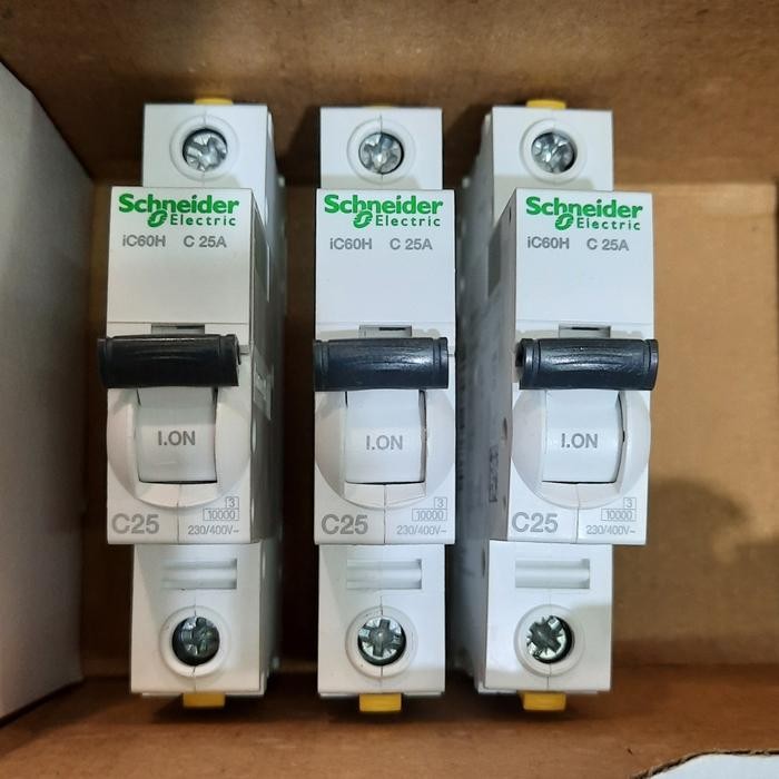 MCB IC60H 1P 25A 10KA SCHNEIDER ต้นฉบับ 100%