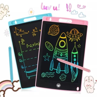 (ปากกาฟรี) กระดานเขียน กระดานลบได้ LCD Writing Tablet กระดานวาดรูป จอเป็นสี กระดาน ขนาด 8.5 หรือ 12 /16นิ้ว ไอแพดของเล่น