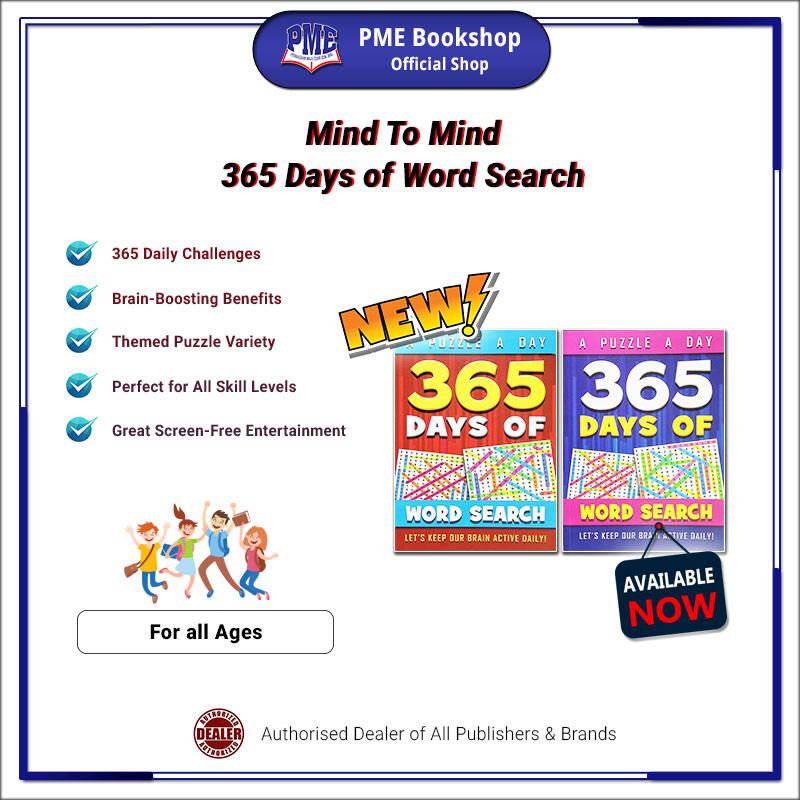 PME Bookshop Mind To Mind: A Puzzle A Day 365 Day of Word Search