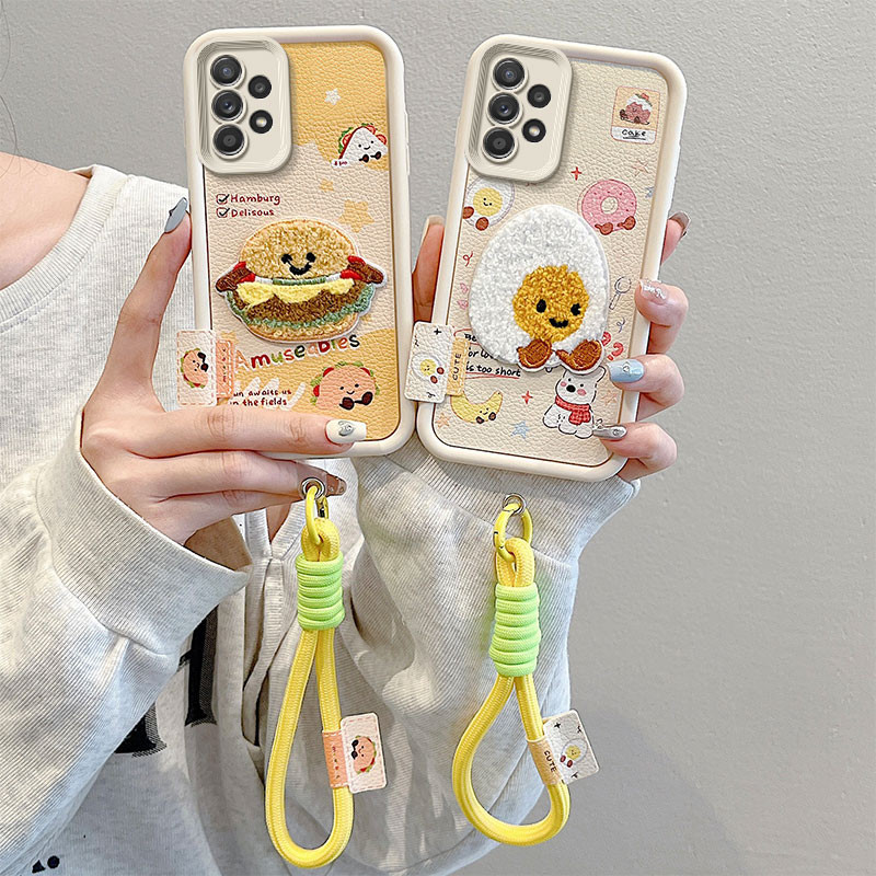 เคส  samsung a32 4g เคส samsung a33 5g  เคสโทรศัพท์ลายหนังปักลายสําหรับเคส samsung a32 4g.