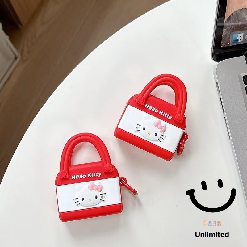 สําหรับ GOOJODOQ J201 J206 เคส Case เคส Hello Kitty สีแดงแบบพกพา