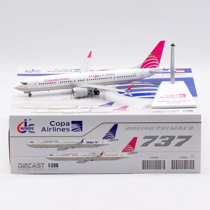 Jcwings 1: 200 เครื่องบินโลหะผสม รุ่น B737-MAX9 สายการบินปานามา HP-9926CMP
