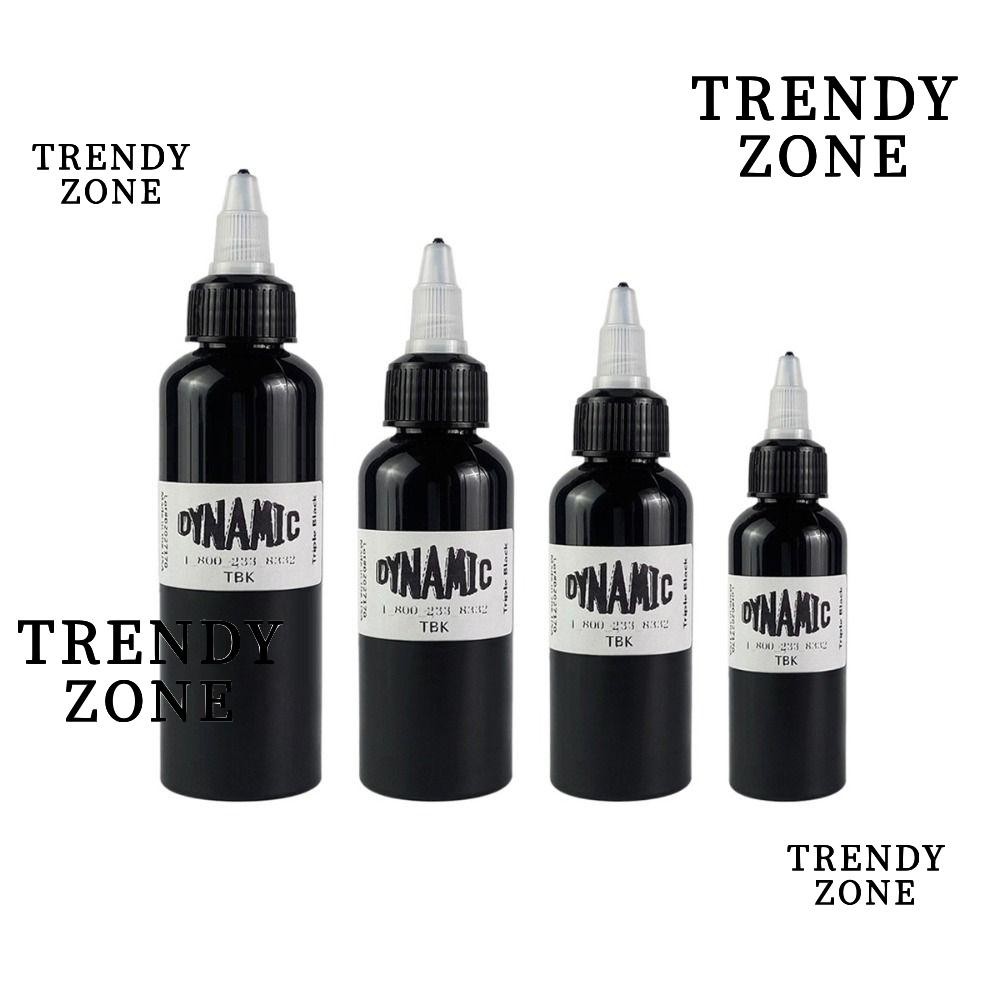 TRENDYZONE สีฝึกสัก Body Art 32/60/80/90ML หมึกสัก ขายร้อนสีดำ Tattoo Pigment อุปกรณ์