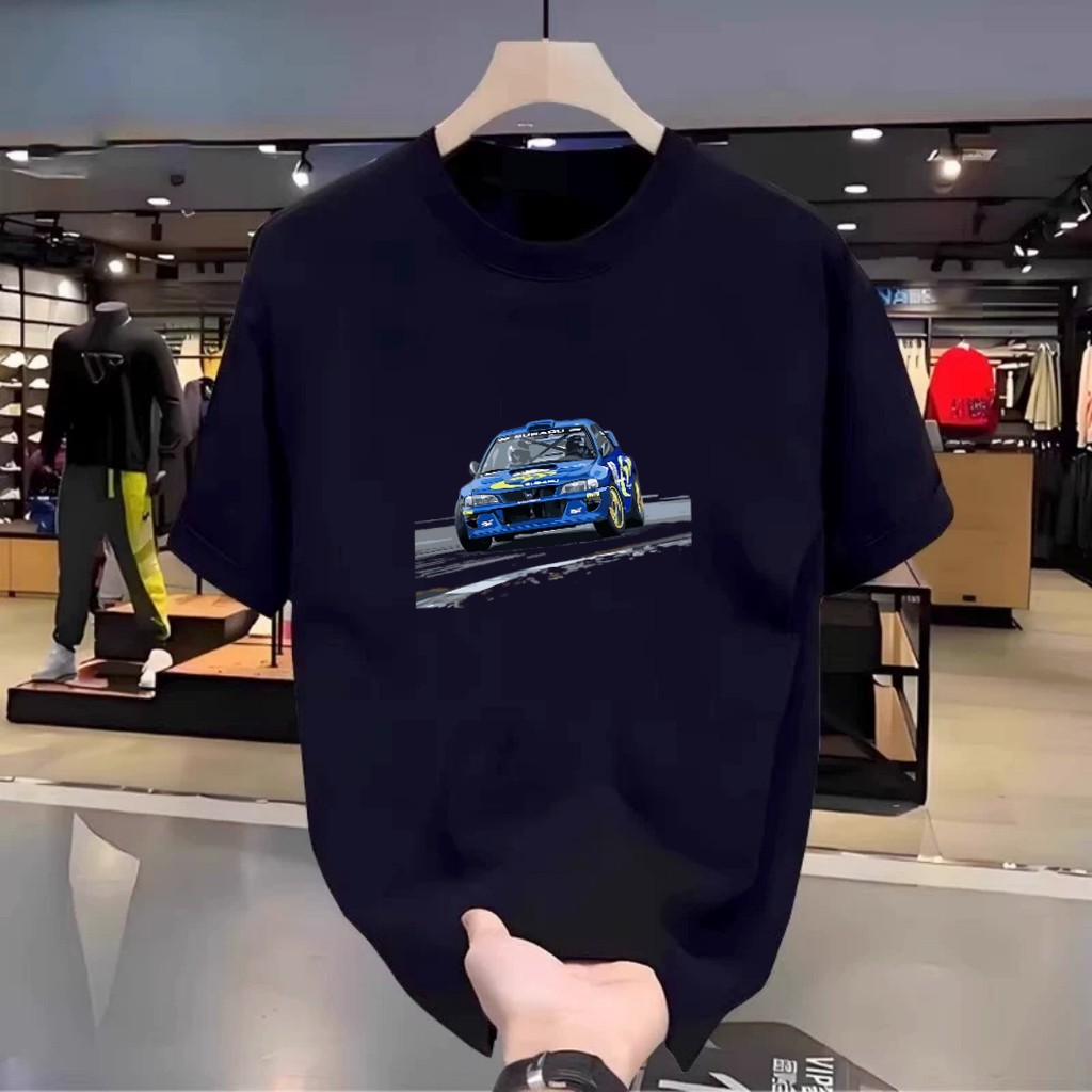 KATUN Colin McRae Blue Champion WRC GC8 22b 555 Classic Graphic Pure Cotton เสื้อยืด