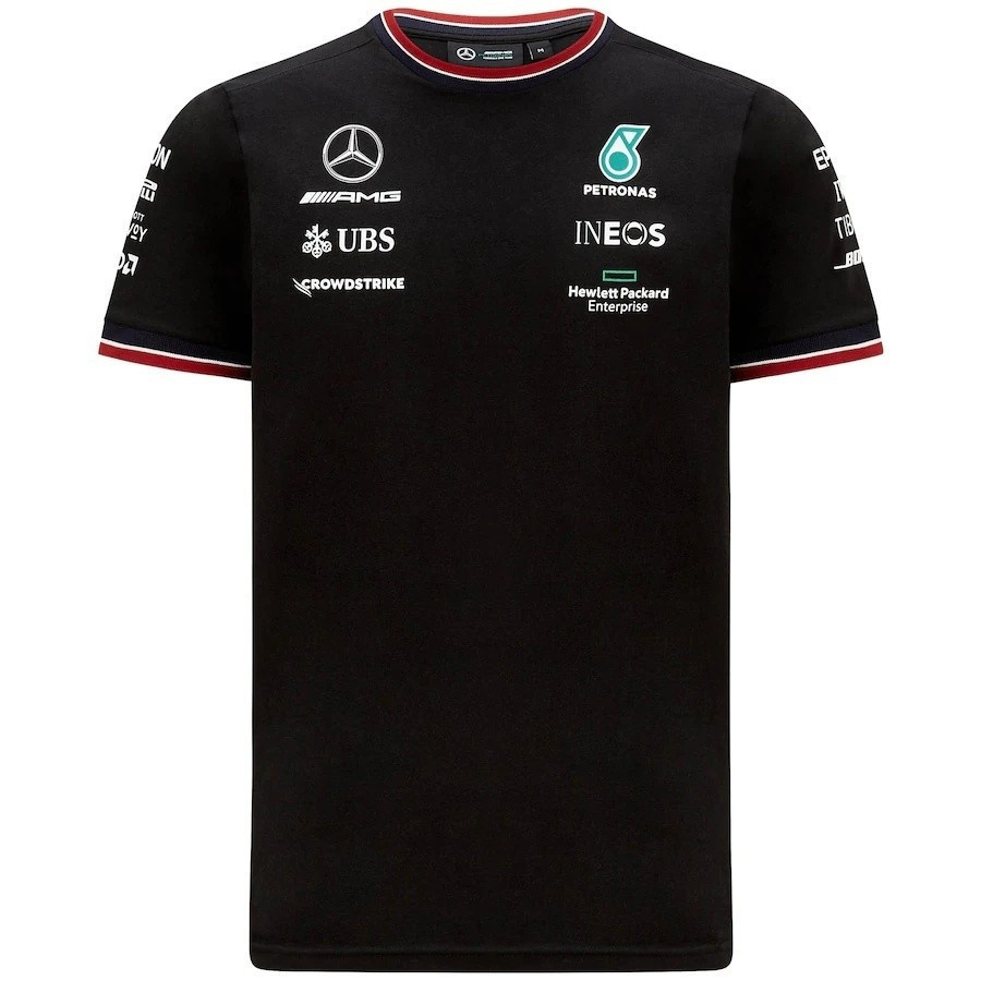 2025 เสื้อยืดทีม Mercedes AMG Petronas F1 ขนาดใหญ่