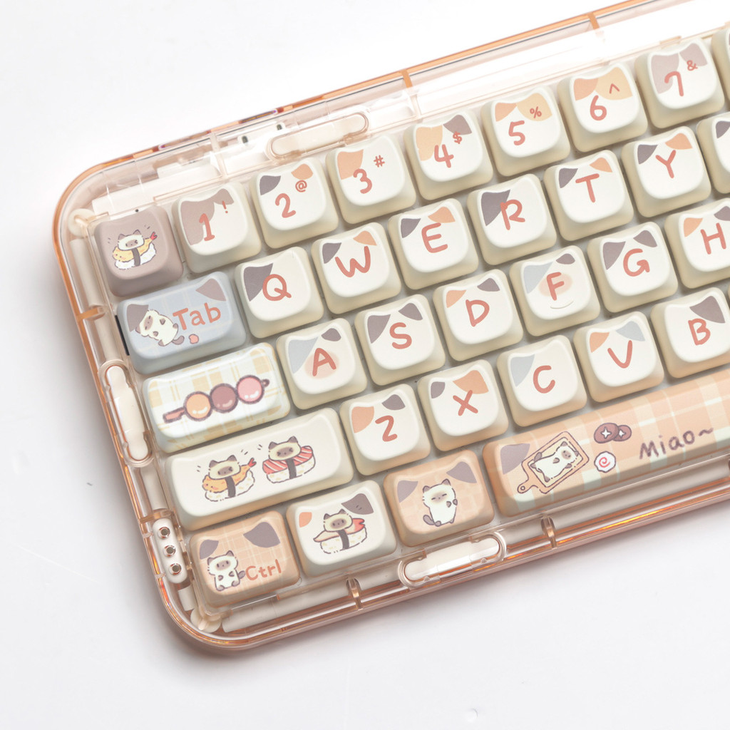 Sushi Cat MAO Profile Dye-Sub PBT Keycap Set 143-Key
