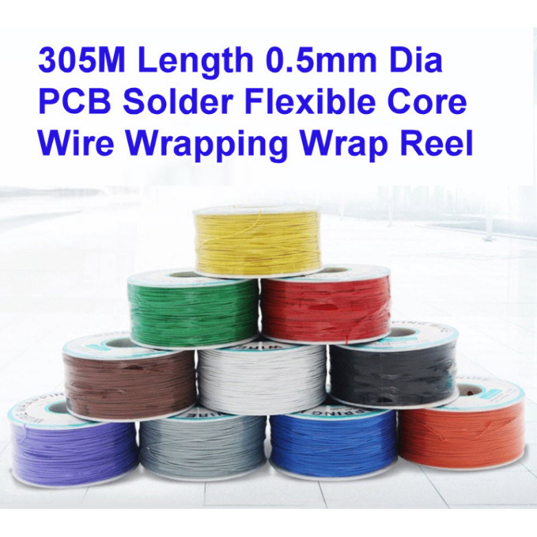 Wire Wrapping Wire 305M 30AWG 1 ม้วน (305 เมตร)