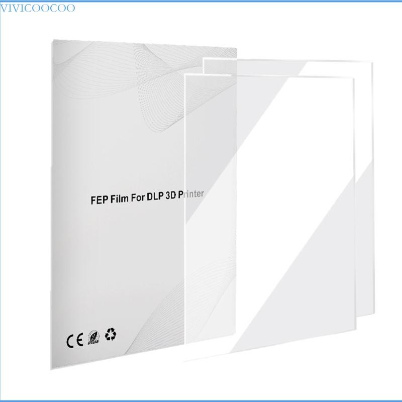 VIVI 2 Pack FEP Release Film 200 x 280 มม.SLA LCD FEP ฟิล์มแผ่นสําหรับเรซิ่นเครื่องพิมพ์ความหนา 0 1 