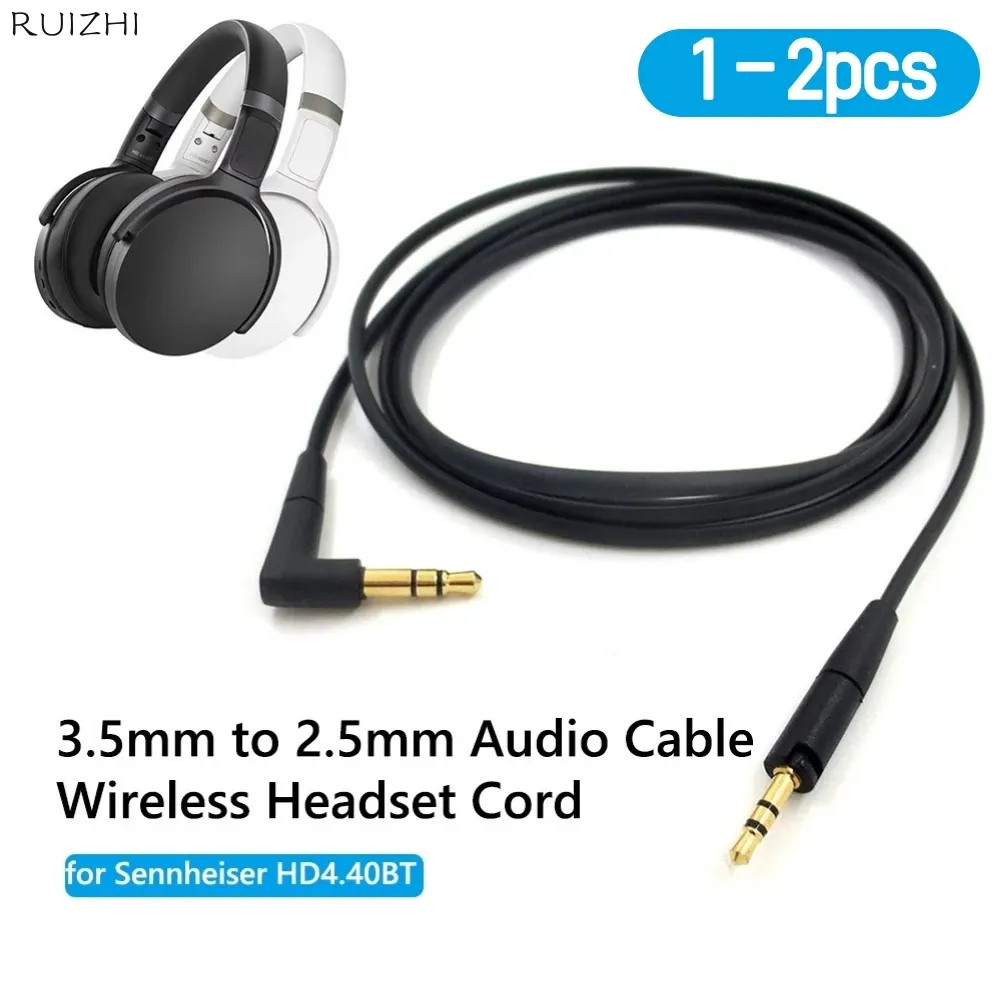 เปลี่ยนอะไหล่ซ่อมสายสัญญาณเสียงสําหรับ Sennheiser HD400S HD350BT HD4.30 HD4.40BT HD4.50BTNC HD450BT 