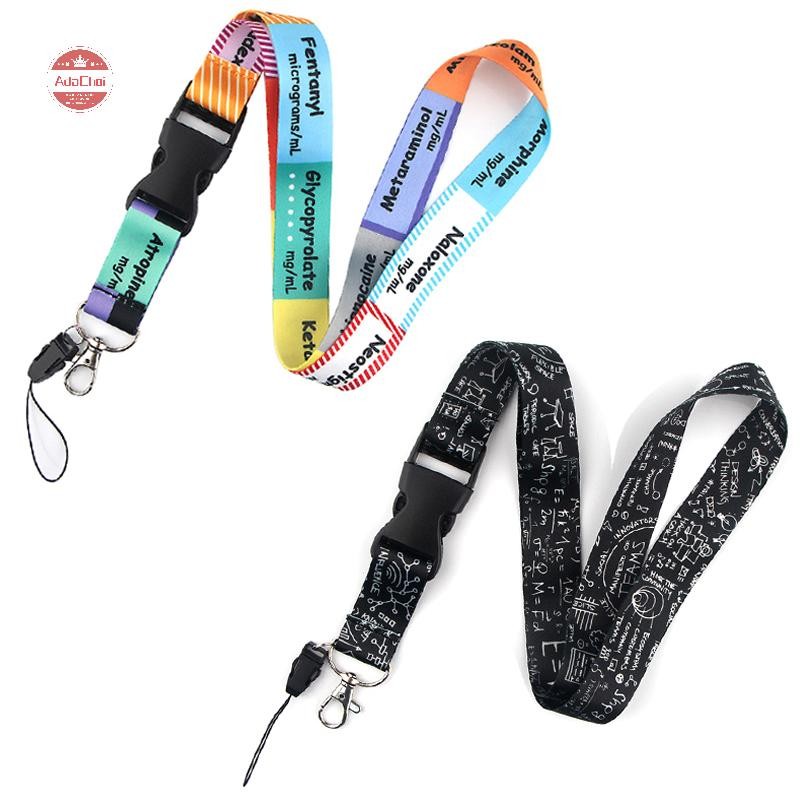 AdaChoi Critical Care ICU Anaesthetics พิมพ์ Lanyards KeyChain สายคล้องคอป้าย TH