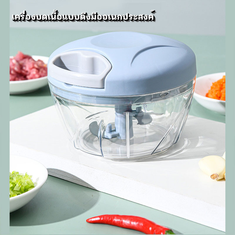 โปรโมชั่น เครื่องสับกระเทียมความจุ แรงกดเดียว ใช้งานง่าย ฟรีค่าจัดส่ง!