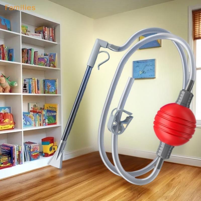 Families> Fish Tank Water Changer Aquarium Gravel Cleaner Syphon Vacuum Water Changer Pump Water well