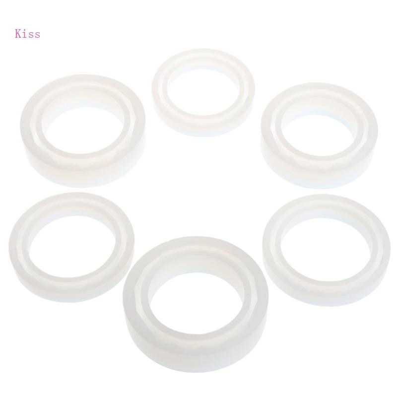 Kiss Round Bracelet Silicone Mold Crystal Epoxy Resin Jewelry Casting Mould