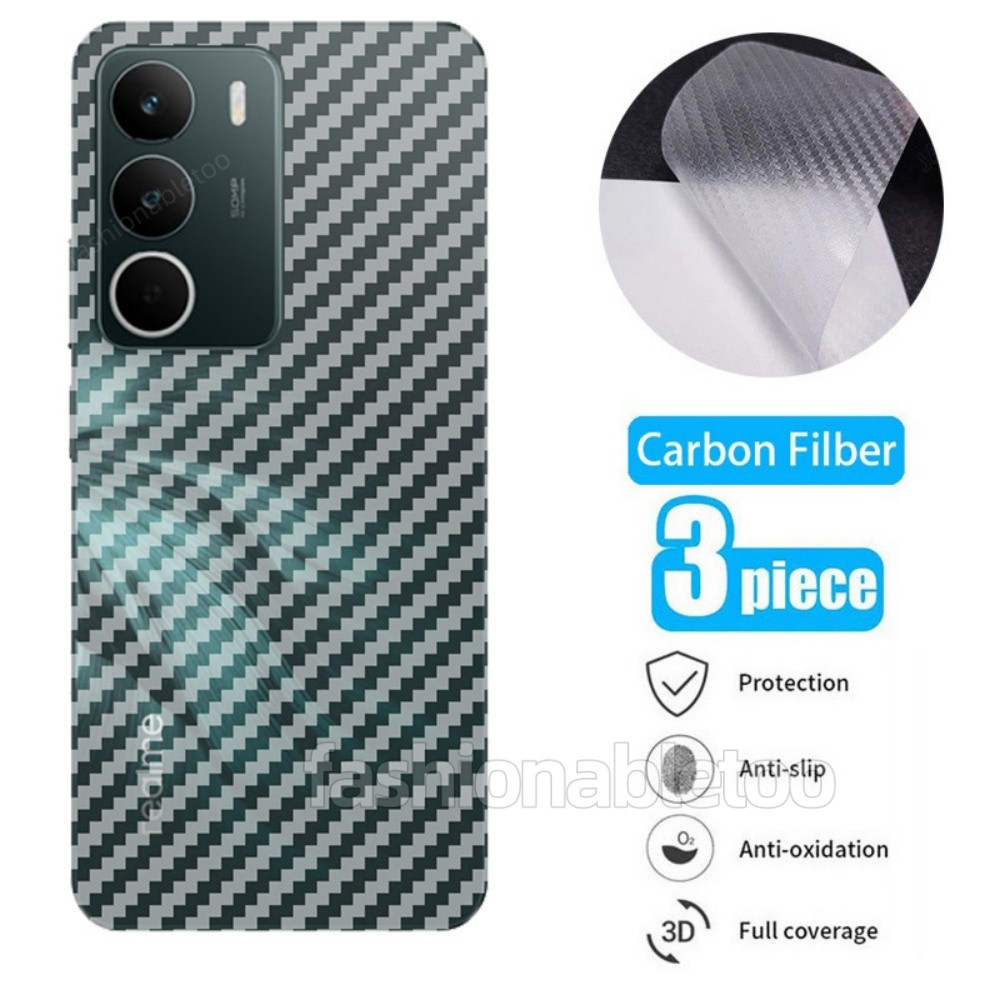Realme C71 2025 ฟิล์มคาร์บอนไฟเบอร์ด้านหลังสําหรับ Realme C71 C75X C 71 RealmeC71 RealmeC75X กลับป้อ