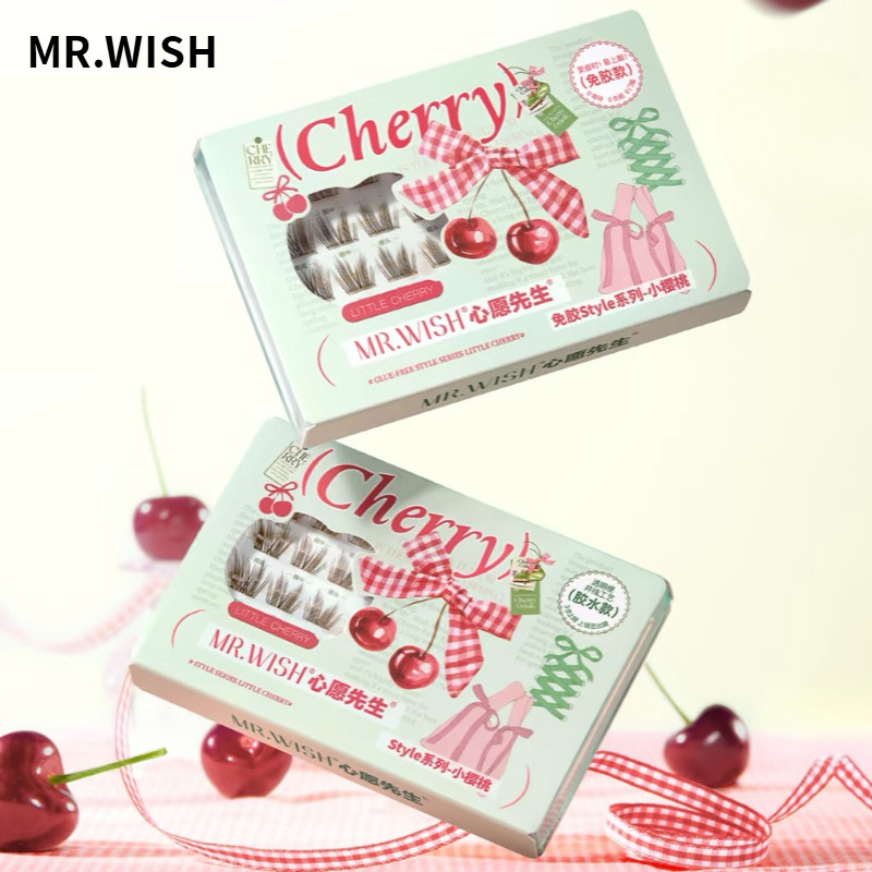 MR.WISH ขนตาปลอม ขนตาปลอม โค้งมน บินได้ ขนตากาวในตัว