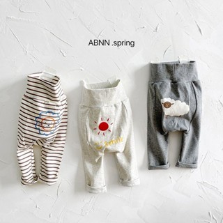 ชุดบอดี้สูทเอวสูงลายการ์ตูนสำหรับเด็กชายและเด็กหญิง ฤดูใบไม้…