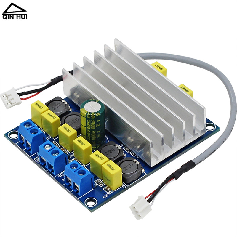 เกรดไข้ TDA7492 กล่องเสียงบอร์ดขยายเสียงดิจิตอลกําลังสูง Dual Channel 2 * 50W สะพานขนาน 100W