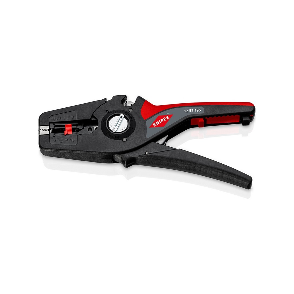 KNIPEX คีมปอกสายไฟแบบกลม อัตโนมัติ ขนาด 195 มม รหัส 12 52 195 (คะนิเพค)