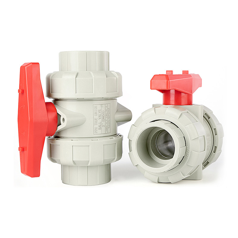 [.666.] PPH ยืดหยุ่นข้อต่อบอลวาล์ว PPR คู่โดยการทําท่อน้ําสวิทช์น้ํามันสกรูวาล์วอุณหภูมิสูงทนร้อนละล