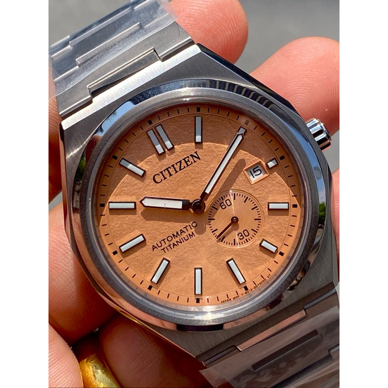 นาฬิกาข้อมือ Citizen Zenshin Mechanical Dial Super Titanium Bracelet NJ0180-80Z