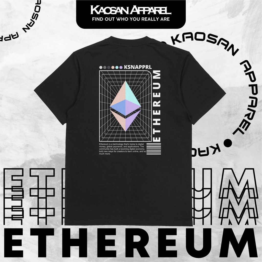 เสื้อยืด Crypto "Ehereum" - Cryptocurrency/Ehereum/Bitcoin/Binance