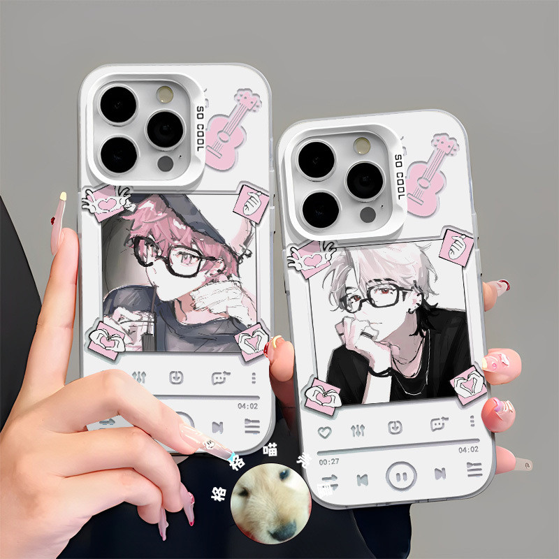 ✨✨Plave Virtual Men Group คู่สีสันเงินเคสโทรศัพท์สําหรับ Iphone 15 14 Pro Max 13 12 Mini 11 Pro X XS